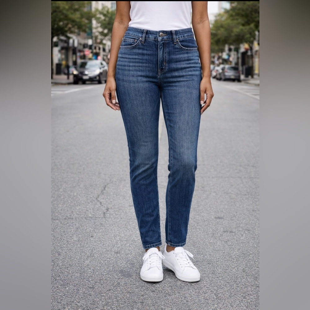 Etica Women's Blue Jeans Skinny Size 4 28x28.5 NWT 100% Cotton $178